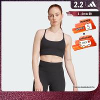 ราคา adidas Gym & Training adidas All Me Light Support Rib Bra Long Line Bra Women Black JL5541 (40505748459)
