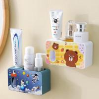 ราคา ที่ใส่แปรงสีฟัน พร้อมที่บีบยาสีฟัน แถมฟรีกาว3Mเหนี่ยวติดหนึบ (18574803686)