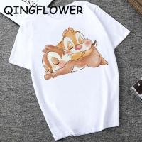 ราคา GOOD TY เสื้อยืดเบลาส์ แขนสั้น ลาย Chip and Dale BERSHKA LADIES ขนาดเล็ก โอเวอร์ไซซ์ 3 (22643542835)