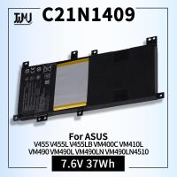 ราคา C21n1409 7.6V 37wh new laptop battery for Asus v455 v455l v455lb vm400c vm410l vm490 vm490l vm490ln vm490ln4510 tablet s (26230903379)