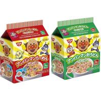 ราคา มาม่าเด็ก มาม่าเด็กอันปังแมน มาม่าอันปังแมน Nissin Foods Anpanman รสอุด้ง (สีเขียว) รสโชยุ (สีแดง) (3631510733)