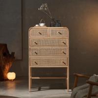 ราคา สไตล์ญี่ปุ่นเงียบลมหวายทอถังตู้ห้องนั่งเล่นตู้ห้องโถงเท้าสูงห้าไ (27509492362)