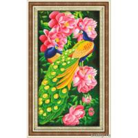 ราคา ภาพวาดปักครอสติช - นกยูงคู่ (รุ่นหายาก) (25879574235)