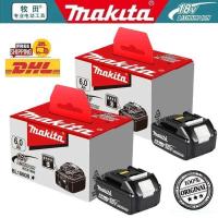 ราคา 18V แบตเตอรี่ทดแทนแบบชาร์จได้ 6.0Ah ของแท้ 100% สำหรับเครื่องมือ makita BL1830,BL1840,BL1850,BL1860B (50301229403)