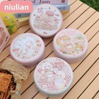 ราคา กล่องเก็บขนม นิเลียน, กระป๋องเหล็กบรรจุภัณฑ์บิสกิตบรรเทากลม, จานดีบุกน่ารักลายการ์ตูนความจุขนาดใหญ่ที่เก็บเครื่องประดับงานแต่งงา (51355600709)