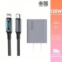 ราคา อะแดปเตอร์ชาร์จเร็ว PD30W ชุดชาร์จเร็ว สายชาร์จ Type-C และ L สายชาร์จข้อมูลยาว1เมตร2เมตร (46952321845)