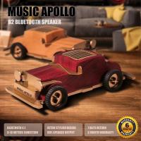 ราคา Music Apollo B2 ลำโพงบลูทูธสไตล์เรโทร ลำโพงวินเทจไร้สาย ลำโพงตั้งโต๊ะ โมเดลรถ MA Mini Bluetooth Speaker (16579711481)