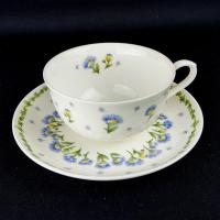 ราคา **ขายเป็นคู่ Duo แก้ว + จานรอง** เซตแก้ว+จานรอง ลายดอกไม้น่ารักๆ จาก HOYA เนื้อดี สภาพใหม่ (8749064792)