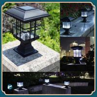 ราคา ส่งไวจากไทย ไฟสวนโคมไฟติดผนังกันน้ำกลางแจ้งพร้อมโคมไฟหัวเสาพลังงานแสงอาทิตย์โคมไฟหัวเสาสนามหญ้า (17126780894)