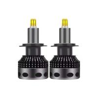 ราคา ไฟหน้าส่องสว่างหกด้านแสงไฟหน้าเรืองแสงสามมิติ360°ไฟหน้ารถ LED (55955230185)