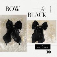 ราคา โบว์ติดผม พร้อมส่ง กิ๊บติดผมแฟชั่น (สีดำ) (25023137748)