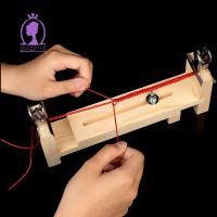 ราคา # ANTH # เครื่องมือถักเปียเชือกปฏิบัติสร้างสรรค์ชั้นวางเชือกถักด้วยมือสําหรับสร้อยข้อมือสร้อยคอ DIY Handcraft เชือกถักเครื่องมือยึด. (49603668491)