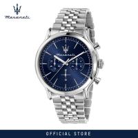 ราคา 【2 Years Warranty】 Maserati Epoca 42mm Case Men's Chronograph Quartz Stainless Steel นาฬิกาข้อมือ R8873618024 With Luminous Hands (23776151307)