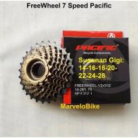 ราคา แปซิฟิก 14-28ที เฟือง 7 สปีด/เกลียวล้อฟรี (40077093277)