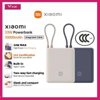 ราคา 10000mAh 33W Xiaomi PowerBank 3C ได้รับการรับรอง (สายเคเบิลในตัว) Pocket Edition Fast Charging Power Bank CCC (52353611742)