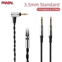 ราคา FAAEAL หูฟังเปลี่ยนสาย 1.5 M/1.9 M HiFi Sound 5N OFC สาย Dual 3.5 มม.ชุดหูฟังอัพเกรดสําหรับ Sundara Arya Hifiman HE4XX HE560 HE400SE HE-350 (42503169997)
