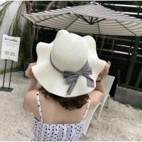 ราคา C012หมวกสานปีกกว้าง แฟชั่นทันสมัยใส่เที่ยวทะเล (11354075724)