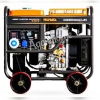 ราคา ROWEL เครื่องปั่นไฟ รุ่น DG9000CLEi ปั่นไฟดีเซล 9000 วัตต์ 220V 17 HP INVERTER กุญแจสตาร์ท เครื่องปั่นไฟ (25313312871)