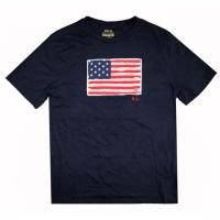 ราคา POLO by Ralph Lauren. เสื้อยืดคอกลม ++แขนสั้น สี(กรม) ลายอาร์ม USA. ++ (Size:M คนไทย ) ++ made in Guatemala. ++ไหล่ 17. (4736020738)