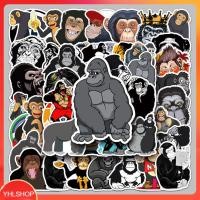 ราคา พร้อมส่ง 50ชิ้น สติกเกอร์ ลิงกอลิล่า คิงคอง ชิมแปนซี gorilla kingkong Chimpanzee Monkey Sticker (26358244626)