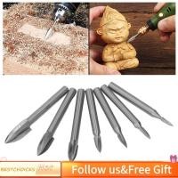 ราคา bestchoices ดอกสว่านแกะสลัก การใช้งานกว้าง ดอกแกะสลักไม้ 3 ร่อง 7 ชิ้น สำหรับอะคริลิค (41626271751)