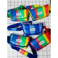 ราคา กระเป๋าคาดอกสีรุ้ง กระเป๋าคาดอกกันน้ำ (54452356774)
