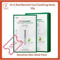 ราคา Dr.G Red Blemish Cool Soothing Mask, 10p, Sensitive Skin Mask Pack (24835109052)