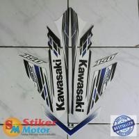 ราคา STRIPING STICKER LIS LES POLET BODY MOTORCYCLE KAWASAKI KLX 150 2014 BLACK-WHITE (27161837990)