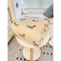 ราคา ผ้าห่มกำมะหยี่ลายสุนัขดัชชุน dachshund blanket (24978463457)