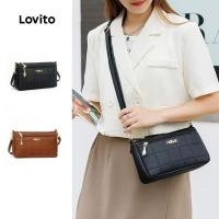 ราคา Lovito กระเป๋าสะพายข้างหนังนิ่มแบบสบายๆ กระเป๋าเล็กสำหรับผู้หญิง LFA90336 (27640648363)