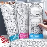 ราคา [3-5 วันมาถึง] ไม้บรรทัดเรขาคณิตมัลติฟังก์ชั่น-ไม้บรรทัดคณิตศาสตร์มีรู-เครื่องมือวาดภาพชุดไม้บรรทัดพลาสติก-360 ° ไม้บรรทัดวาดเรขาคณิตที่สามารถเคลื่อนย้ายได้-อุปกรณ์สํานักงานของโรงเรียนนักเรียน (256358