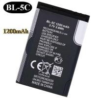 ราคา แบตเตอรี่โทรศัพท์ลิเธียมโพลิเมอร์ BL-5C ขนาด 1020mAh 3.7V BL5C สำหรับวิทยุ Nokia 2610 1100 1110 1112 1116 6230 (42311848549)