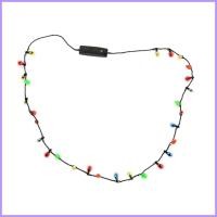 ราคา สร้อยคอไฟคริสต์มาส Light up คริสต์มาสหลอดไฟสร้อยคออุปกรณ์วันหยุดสําหรับเด็กผู้ชายผู้หญิงเทศกาล hsgdyph (45604474405)