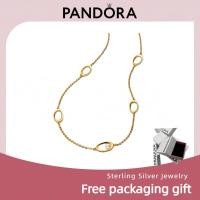 ราคา จี้สร้อยข้อมือ Pandora สเตอร์ลิงซิลเวอร์ S925 พร้อมสร้อยคอมุกน้ำจืด (48651561770)