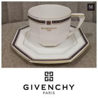 ราคา จีวองชี่ Givenchy Paris ชุดถ้วยกาแฟ ชุดถ้วยน้ำชา แก้วกาแฟหรู แก้วกาแฟสวยๆ ชุดชารับแขก (23529984211)