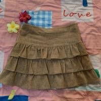 ราคา กระโปรงสีน้ำตาลมือสอง (29175063714)