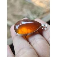 ราคา จี้เงินแท้อำพันธรรมชาติ (11480542781)