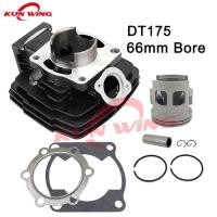 ราคา 66MM Bore Cylinder Piston Kit For Yamaha DT 175 DT175 Engine Parts (52055686440)