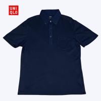 ราคา เสื้อโปโลคอปกผู้ชายแขนสั้น สีกรม Uniqlo มือสอง สภาพใหม่ (22450574763)