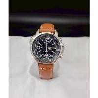 ราคา SEIKO Solar นาฬิกาผู้ชาย รุ่น SSC081P1 ( จับเวลา ) สายหนังสีน้ำตาล รับประกัน 1ปี (54250356578)