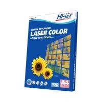 ราคา Hi-jet กระดาษอาร์ตมัน Laser Art Glossy Photo Paper 160 แกรม A4 100 แผ่น (968590632)