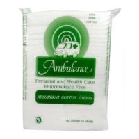 ราคา สำลีแผ่น ตรารถพยาบาล 50 กรัม AMBULANCE COTTON SHEET สำลีแท้จากฝ้ายบริสุทธิ์ 100% ผ่านการฆ่าเชื้อ ปราศจากสารเรืองแสง (10040249751)