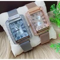 ราคา นาฬิกา geneva แท้ สายแม่เหล็ก หน้า คาเทีย เพชรข้าง (24562745344)