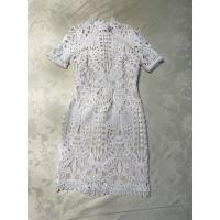 ราคา เสื้อมือสอง เดรสสั้นสีขาว แขนสั้น ลายลูกไม้ Size m (12501925284)