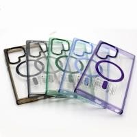 ราคา Mobest Case เคสแม่เหล็กหลังใส ขอบสี ชาร์จแม่เหล็ก สำหรับรุ่น Samsung galaxy S25 Ultra (55854750666)