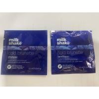 ราคา แบบซอง Milk Shake Cold Brunette shampoo & Conditioner แชมพู + ครีมนวด สำหรับ ที่ทำสีน้ำตาล 10 ml milkshake (22654025783)