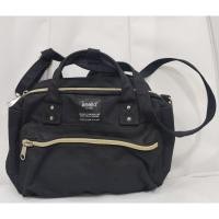 ราคา Anello กระเป๋าสะพาย/ถือ สีดำ ขนาดกะทัดรัด 9x6 " มีตำหนิเล็กๆ 1 จุด ภาพท้าย (45154370833)