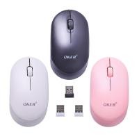 ราคา OKER เม้าไร้สาย เมาส์ไร้สาย USB 2.4G WIRELESS MOUSE M845 (20260492338)