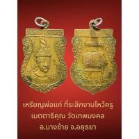 ราคา เหรียญพ่อแก่ ที่ระลึกงานไหว้ครู เมตตาธิคุณ วัดเทพมงคล อ.บางซ้าย จ.อยุธยา (28762849880)