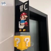 ราคา ตัวต่อป้ายห้องน้ำลายมาริโอ วัสดุเข้ากับเลโก้ ดีไซน์สร้างสรรค์ ป้าย WC เกมมิ่ง ของสะสมคนรักเกม (42777790789)
